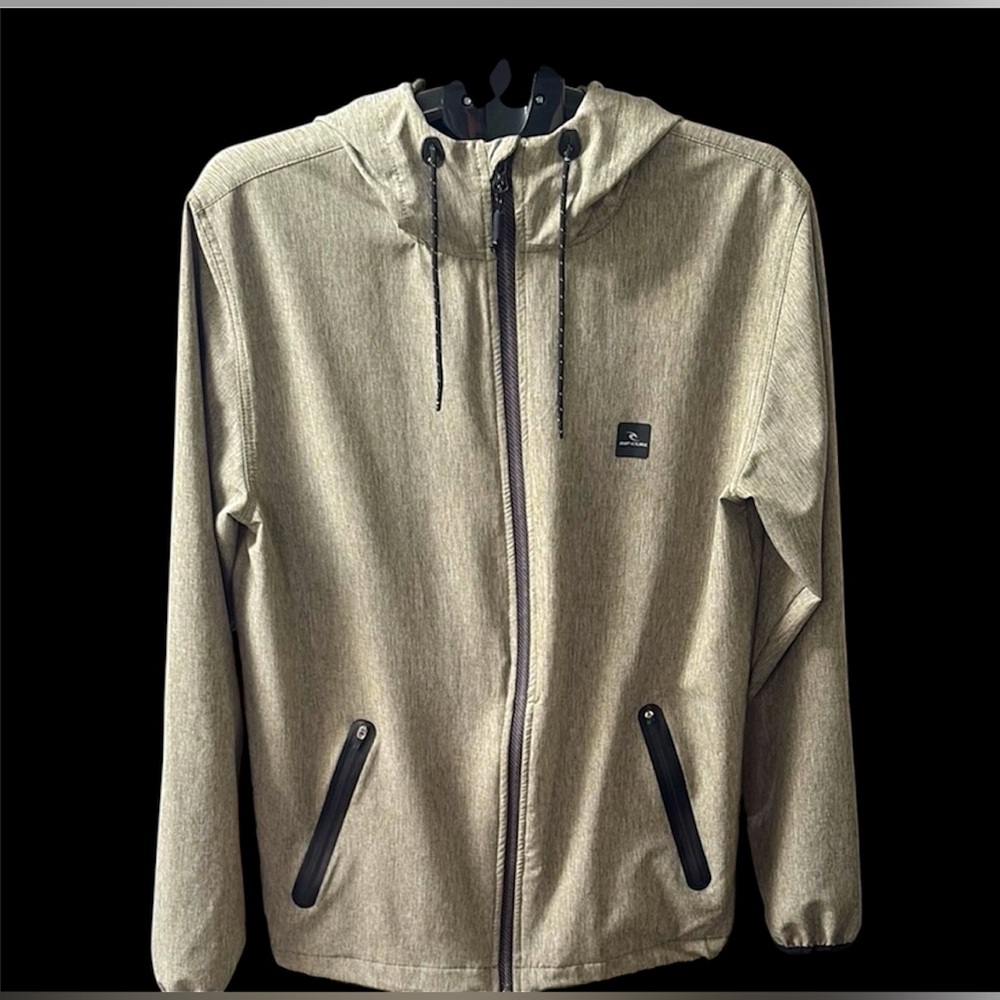 Rip Curl Olive Green Jacket Casual Athletic Style